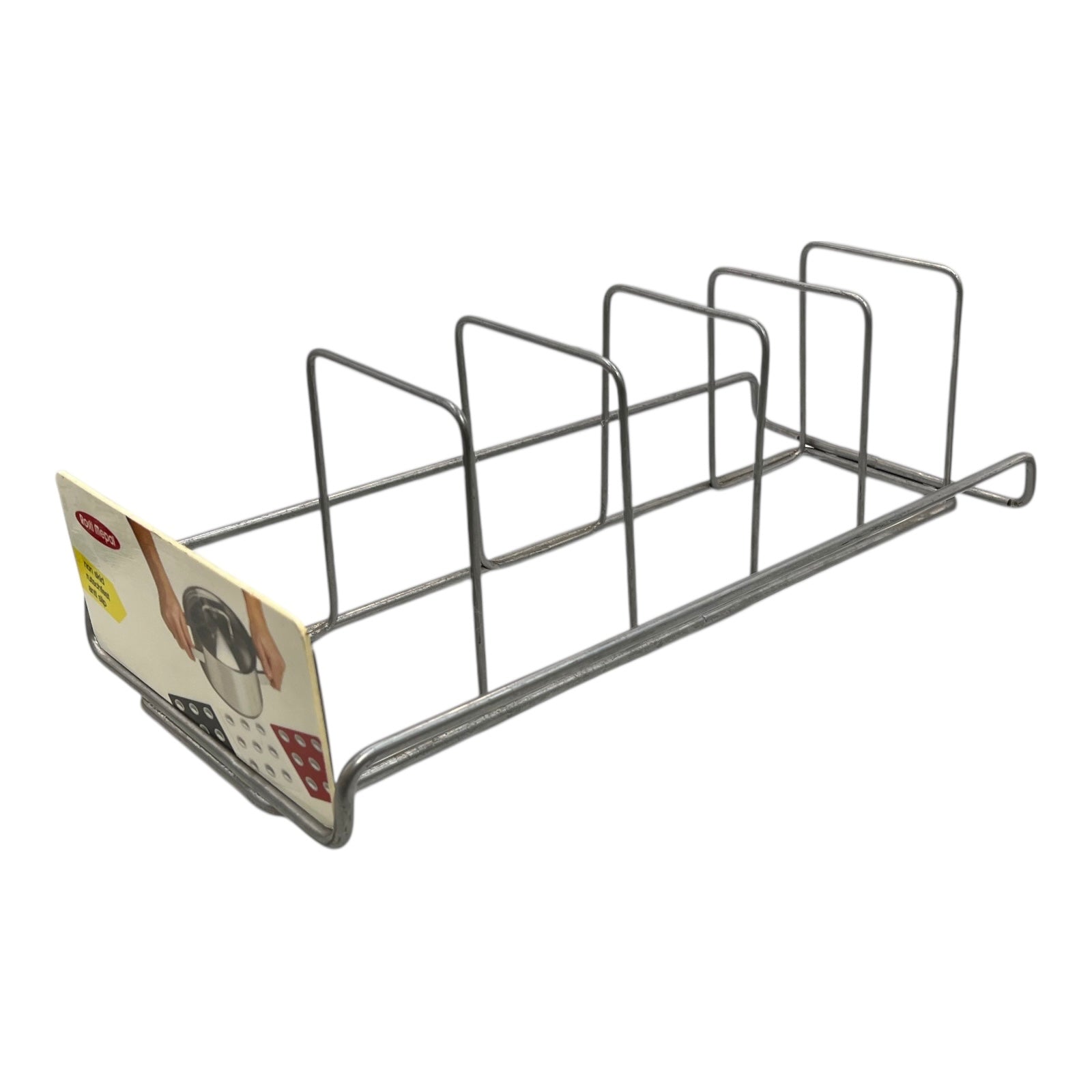 Metal  rack on a white background