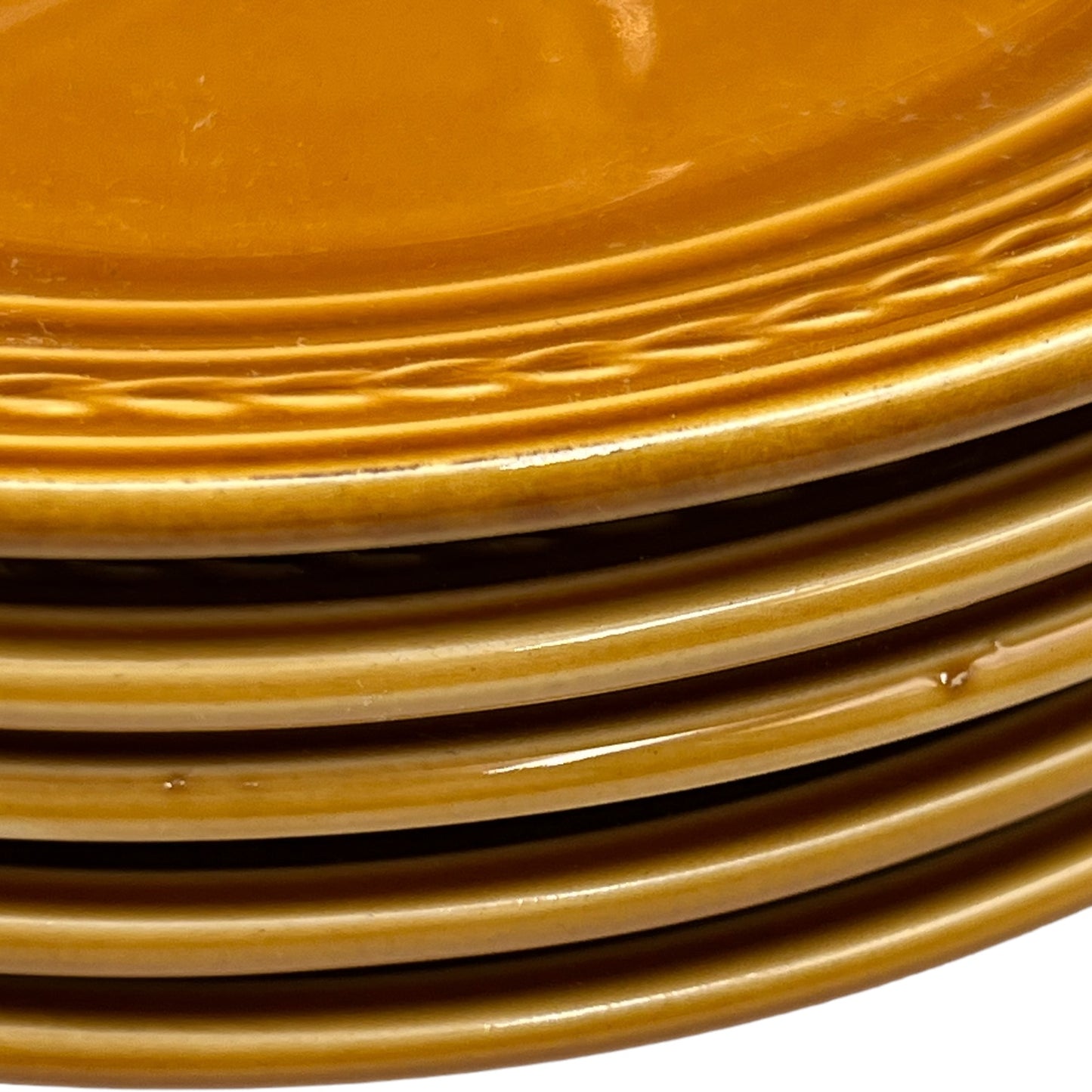 set of 6 French vintage fondue plates