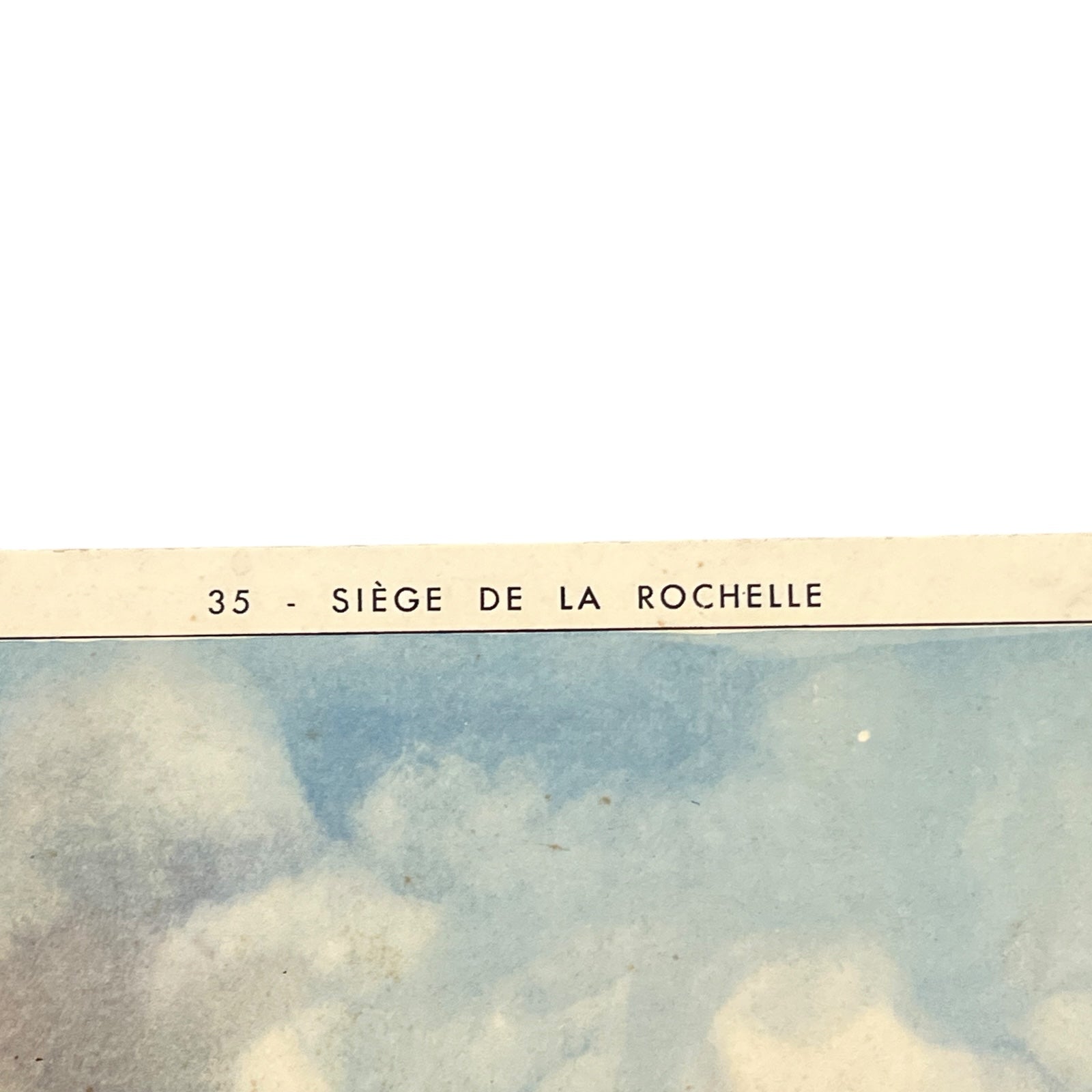 top of French school poster