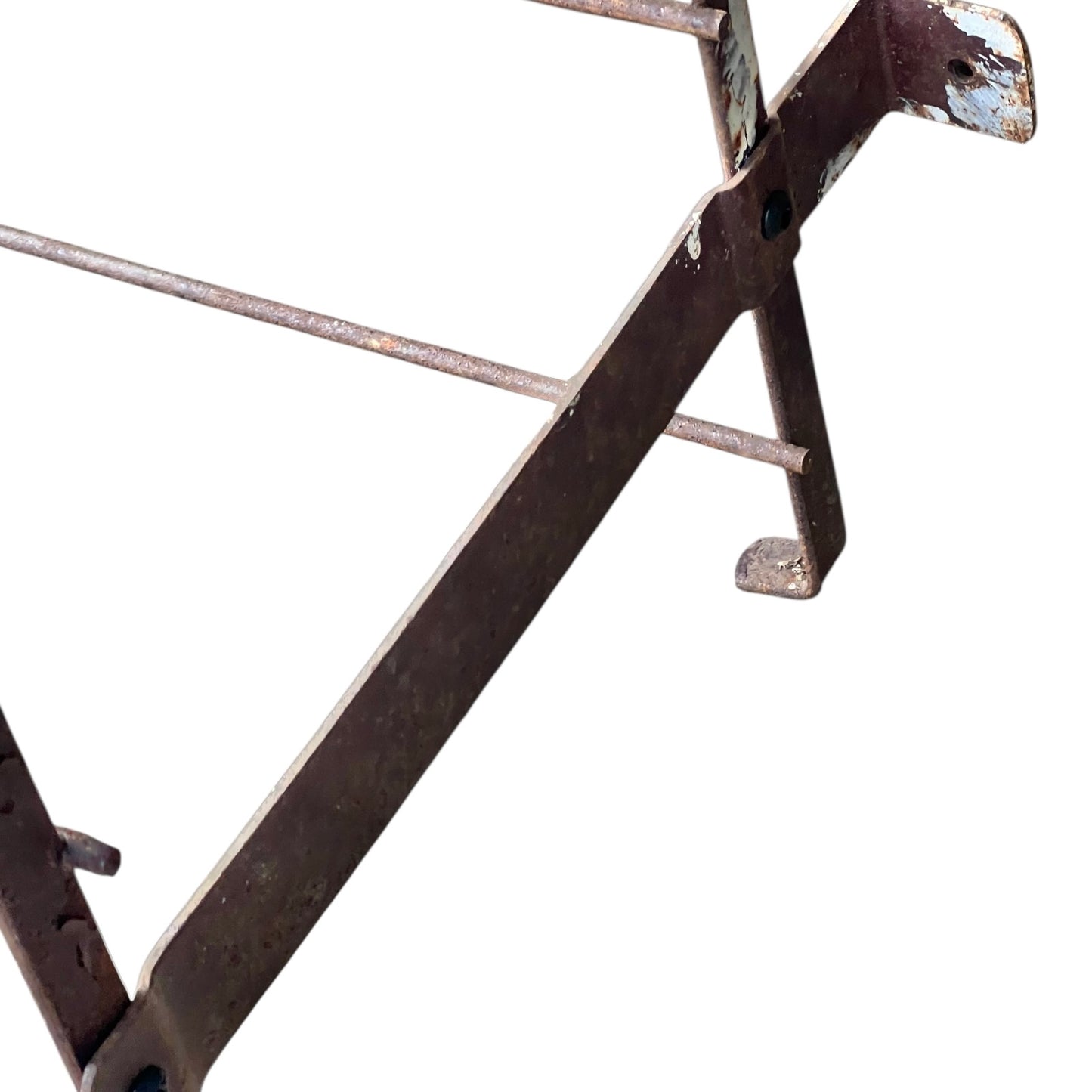 close up detail image of wine rack