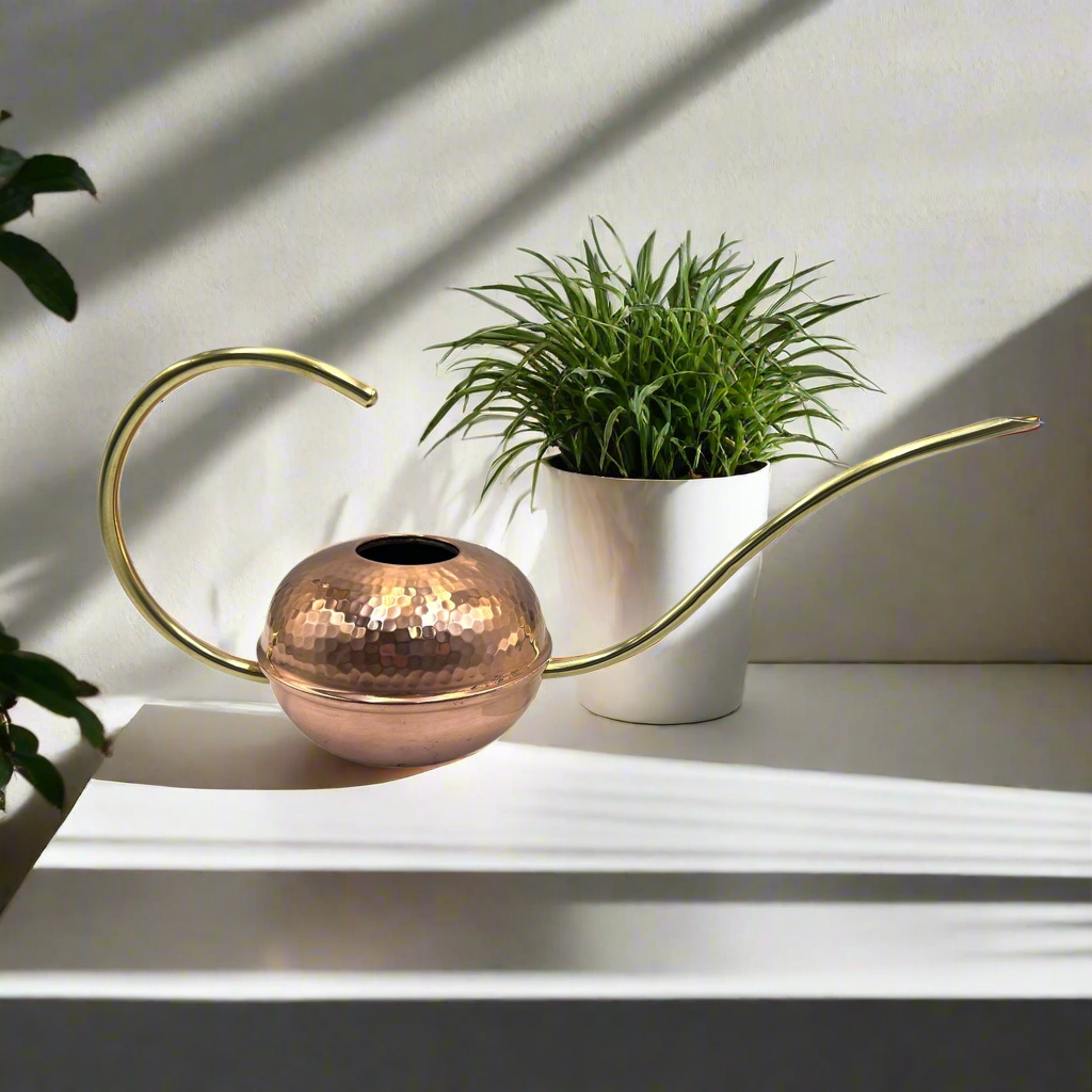 French Vintage Copper Houseplant Watering Can 300ml for sale from All Things French Store