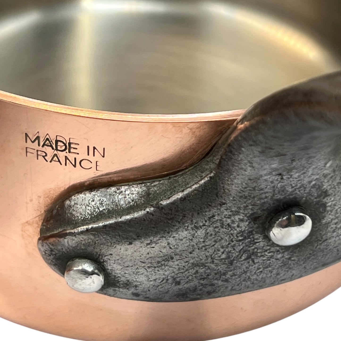 French Copper Pan Set, Copper Saucepans, Set of 5, Steel Lined, 1.5mm +5kg