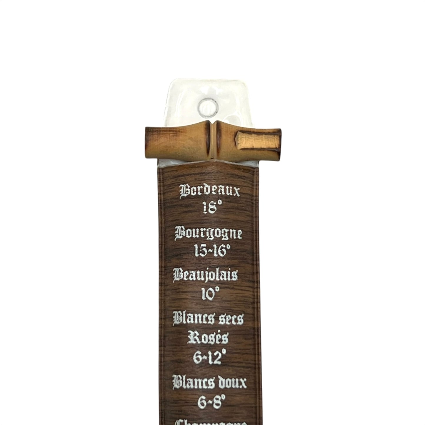 Vintage French Wine Thermometer, Sommelier Gift, Collectible Wine Accessory