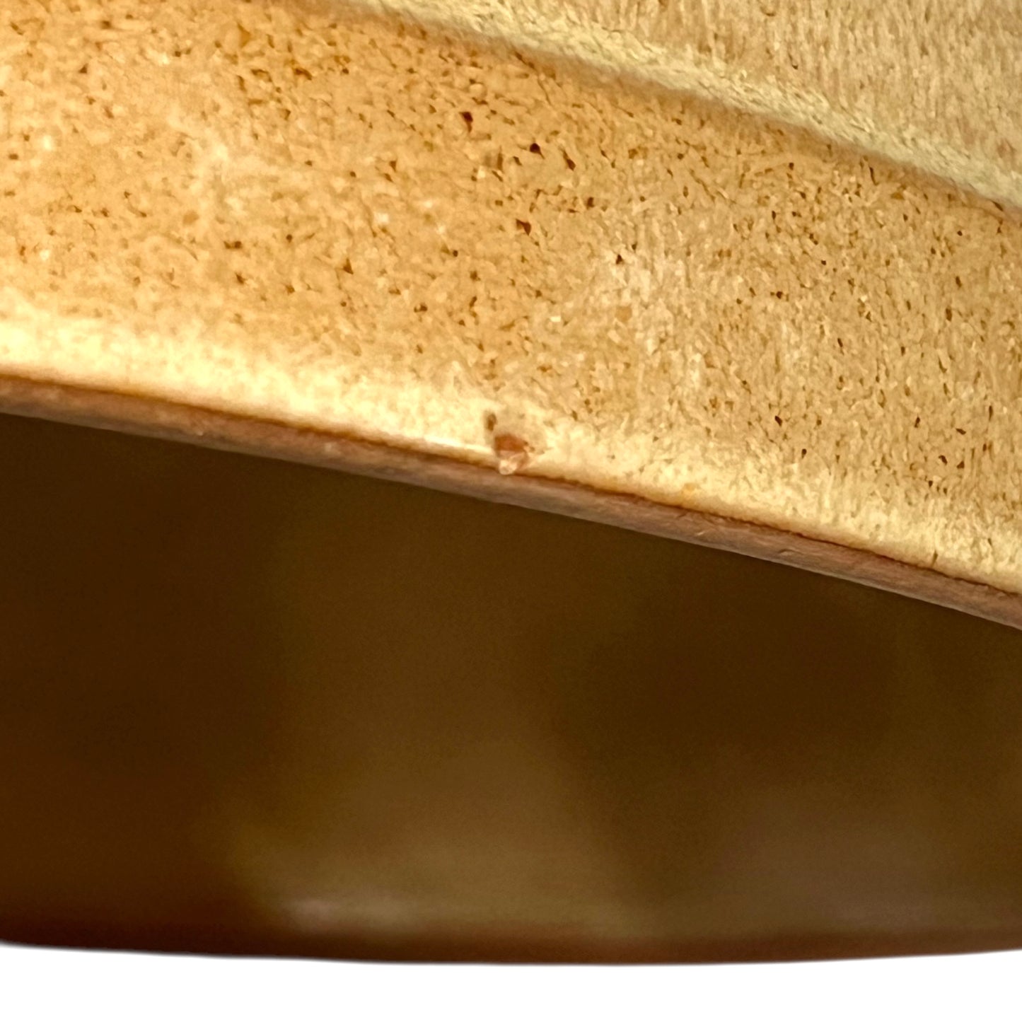 Close-up of a cheese dome on a white background