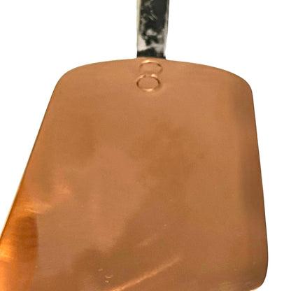 copper spatula end