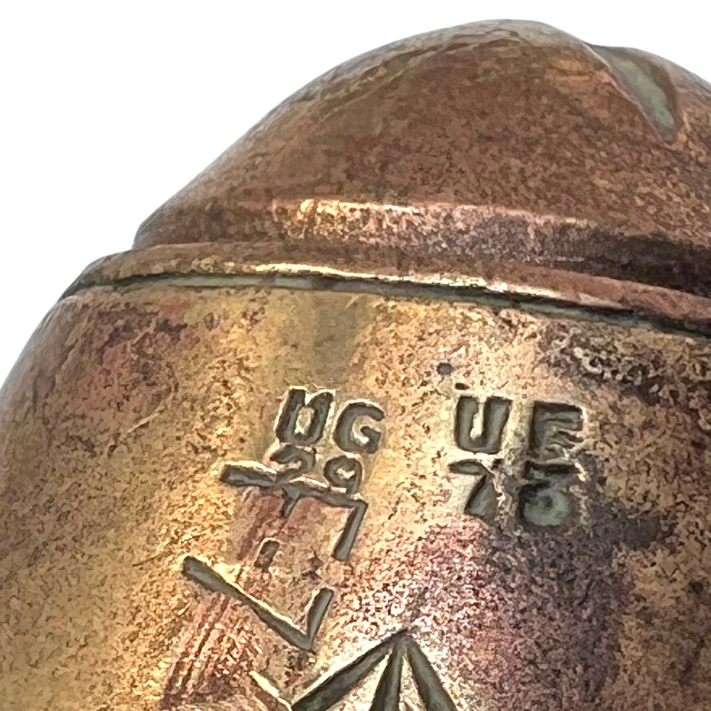 WW1 Brass Artillery Fuse - great as a Paperweight, Battlefield Find