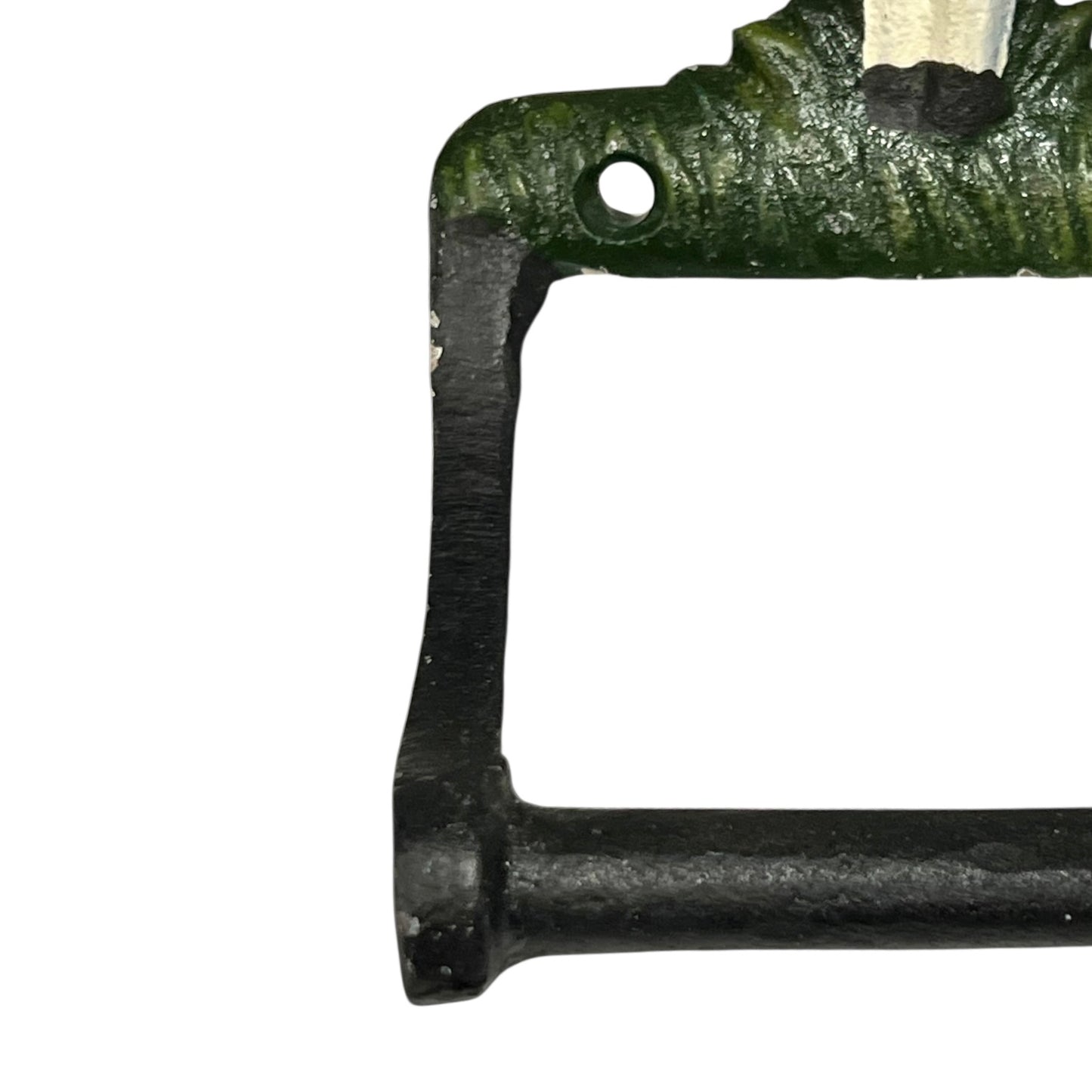 Farmhouse Cast Iron Cow Toilet Roll Holder | Vintage Style, Wall-Mounted