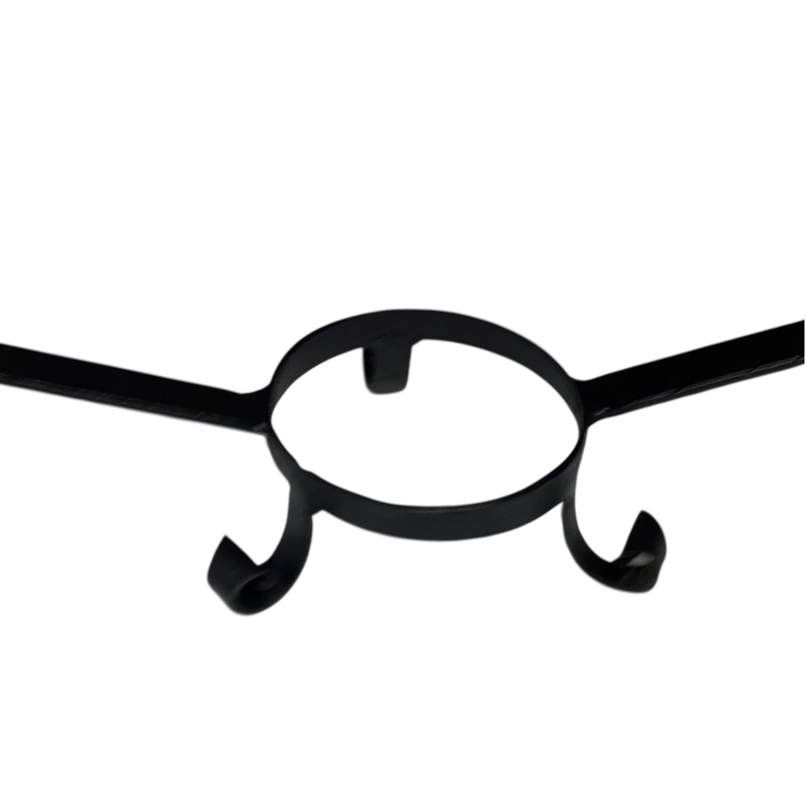 copper fruit bowl on a white background