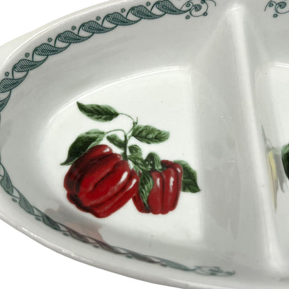 image Italian appetiser dish or tapas dish with a pepper decoration