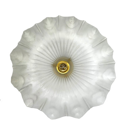 image French vintage glass ceiling  lamp shade