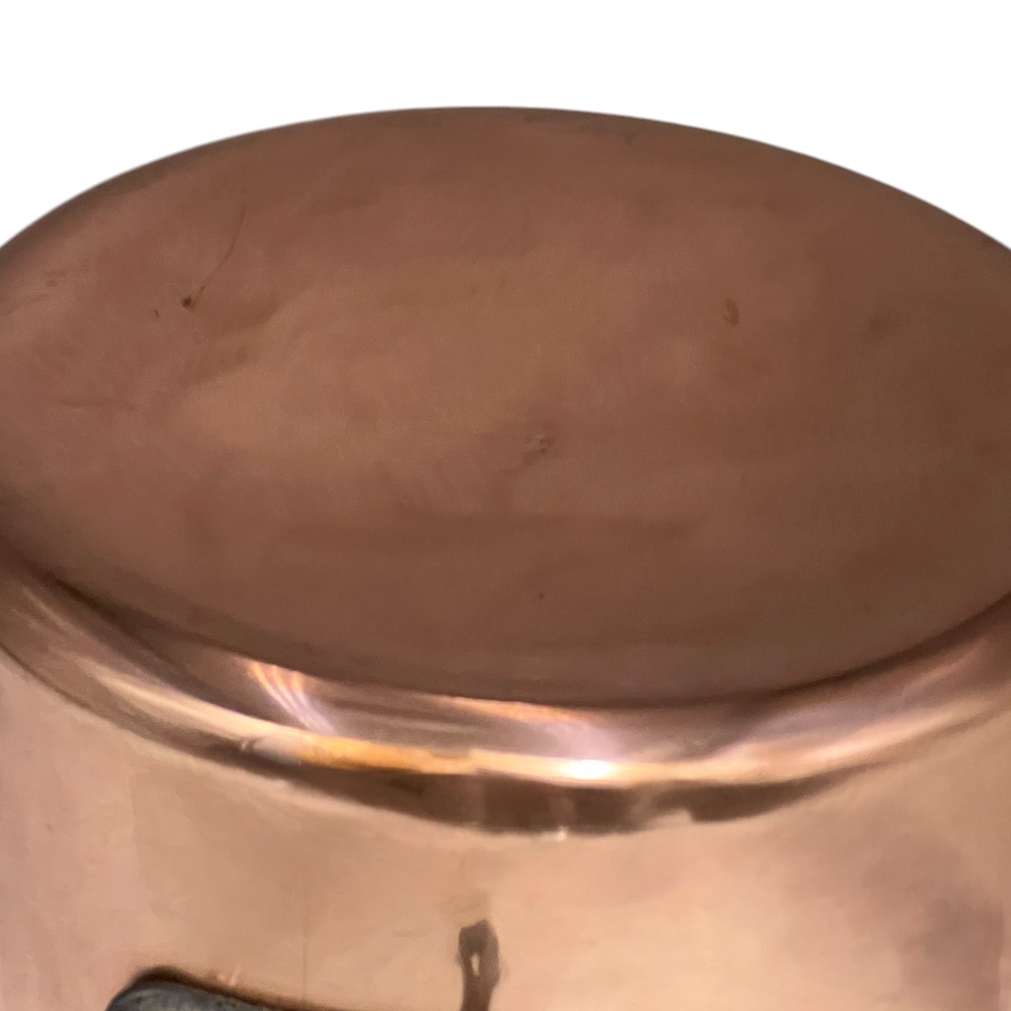 Vintage French Copper Saucepan Pot 22cm with Brand New Tin Lining 3mm 3.25kg 