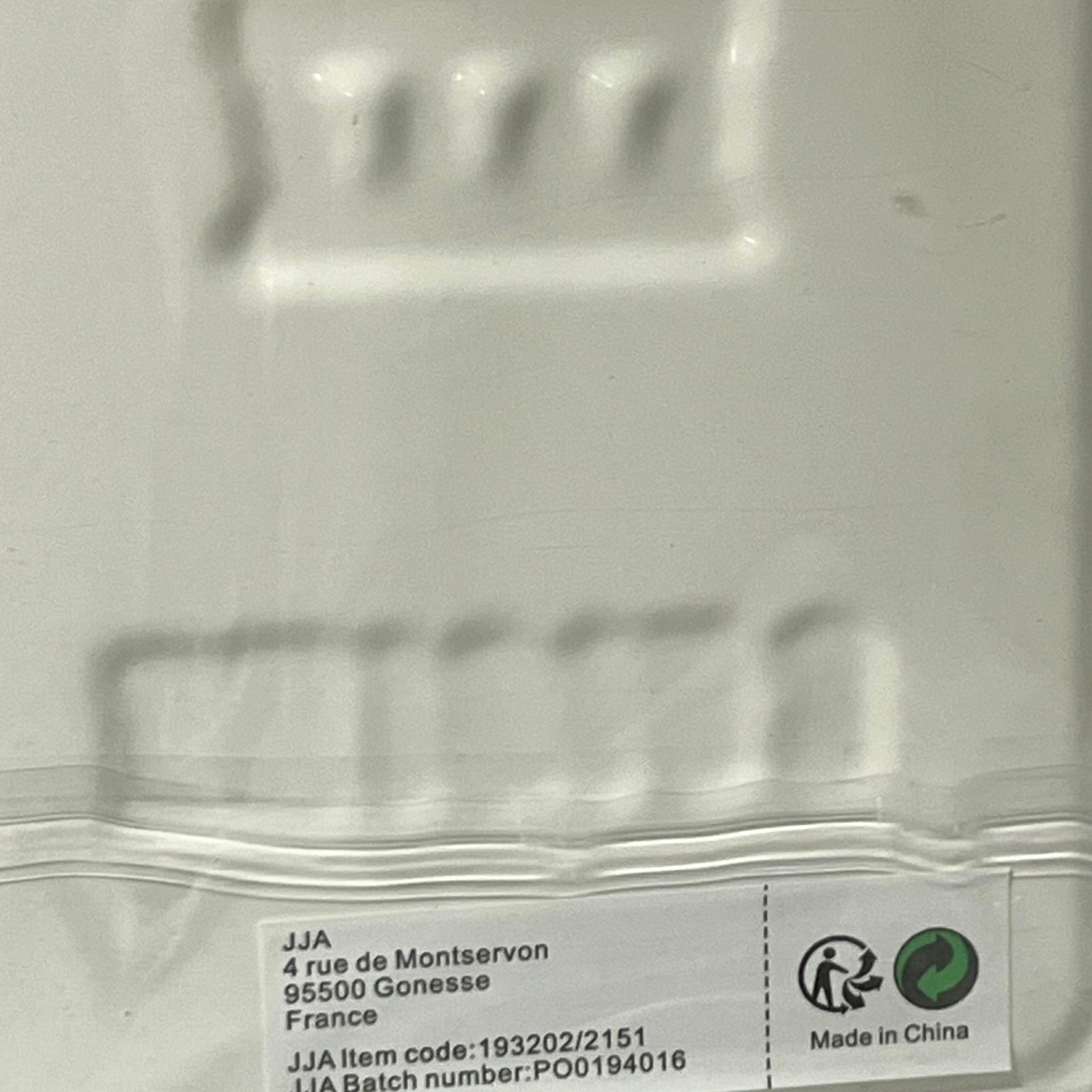 Product packaging with branding and text on a white background