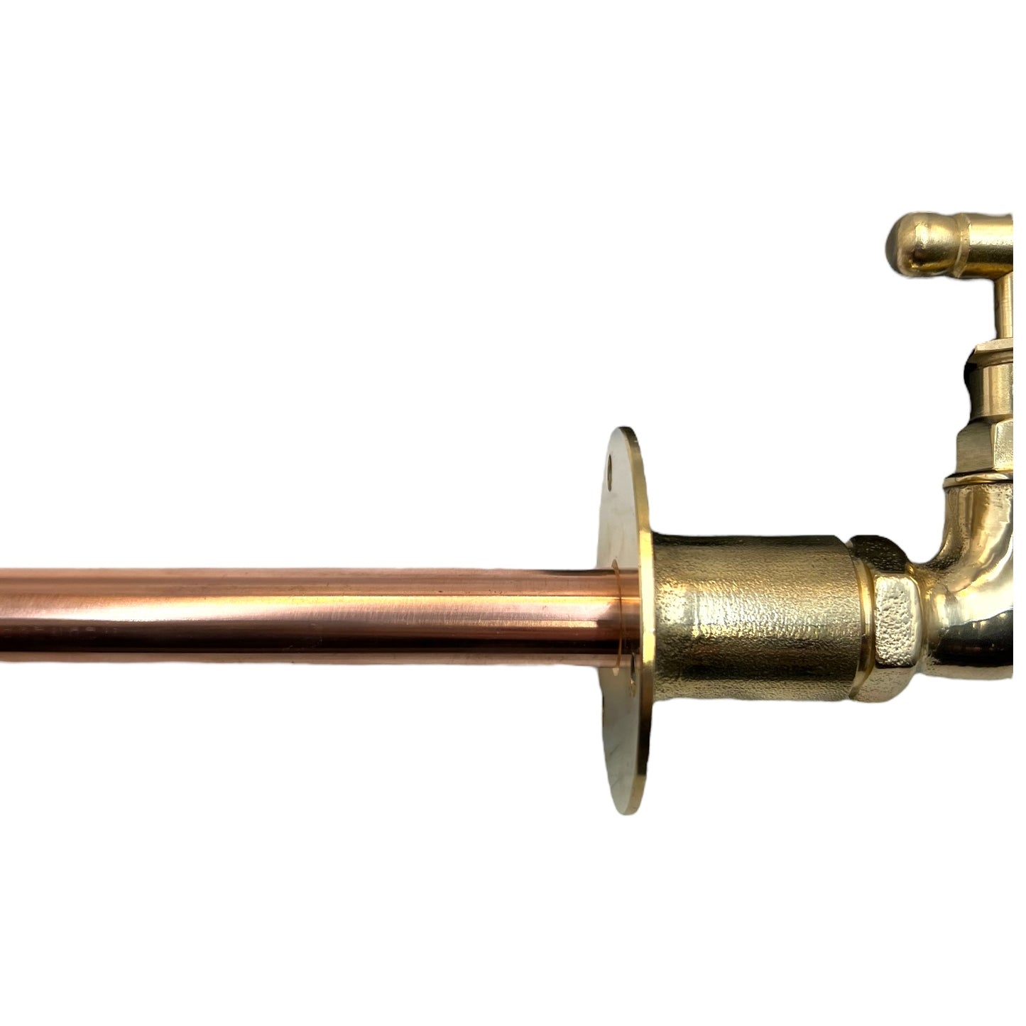 Brass Vintage Style Kitchen or Bathroom Taps, Wall Mounted ideal for Belfast Sink 