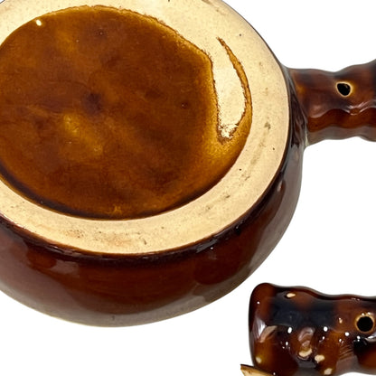 Vintage French Ceramic Escargot Dishes Set of 3 – Snail Serving Pots