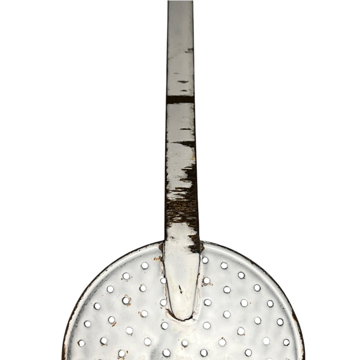 Vintage French Enamel Kitchen Utensils – Set of 4 Ladles & Strainers
