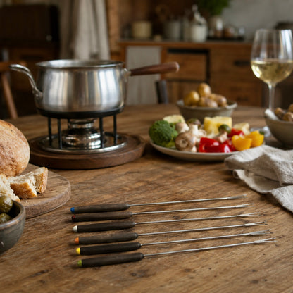 Vintage French Fondue Forks Set of 6