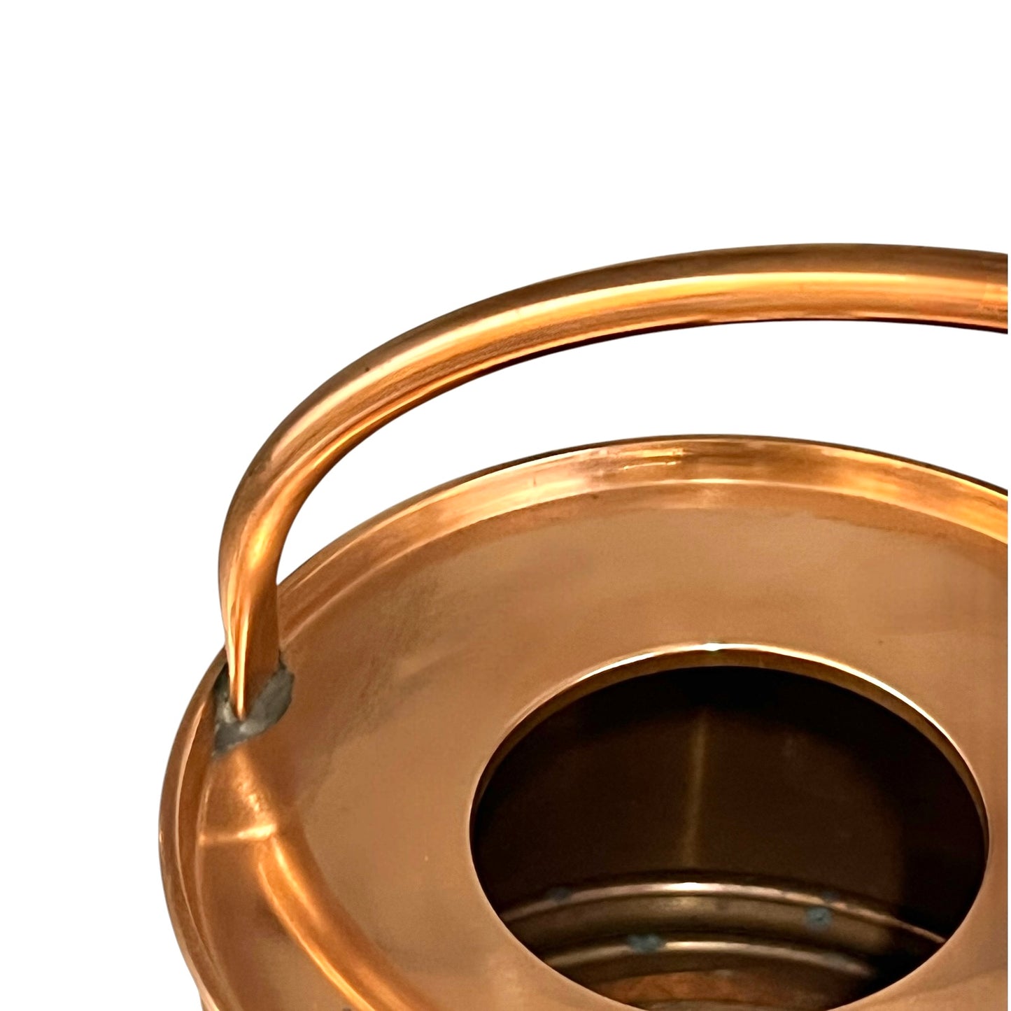 Vintage French Copper Houseplant Watering Can – Indoor Long Spout Plant Waterer – 1 Litre
