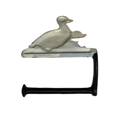 Cast Iron Goose Toilet Roll Holder | French Country Farmhouse Bathroom Decor