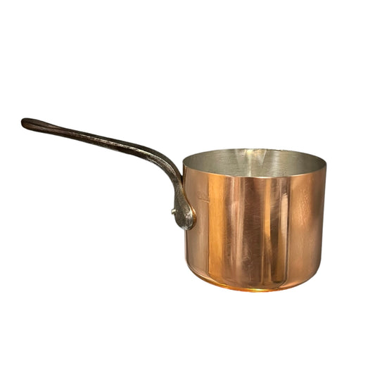 Vintage French Copper Pan with Hand-Wiped Tin Lining, 10cm