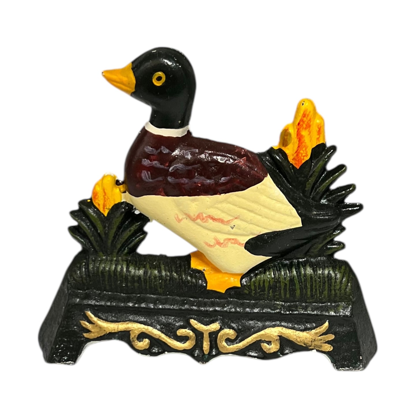 French Cast Iron Duck Door Stop – Shabby Chic Farmhouse Door Wedge Doorstop