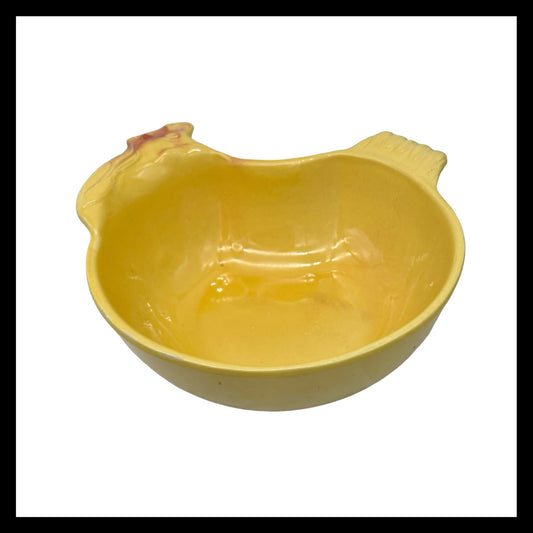 image French chicken shaped casserole or salad dish sold by All Things French Store