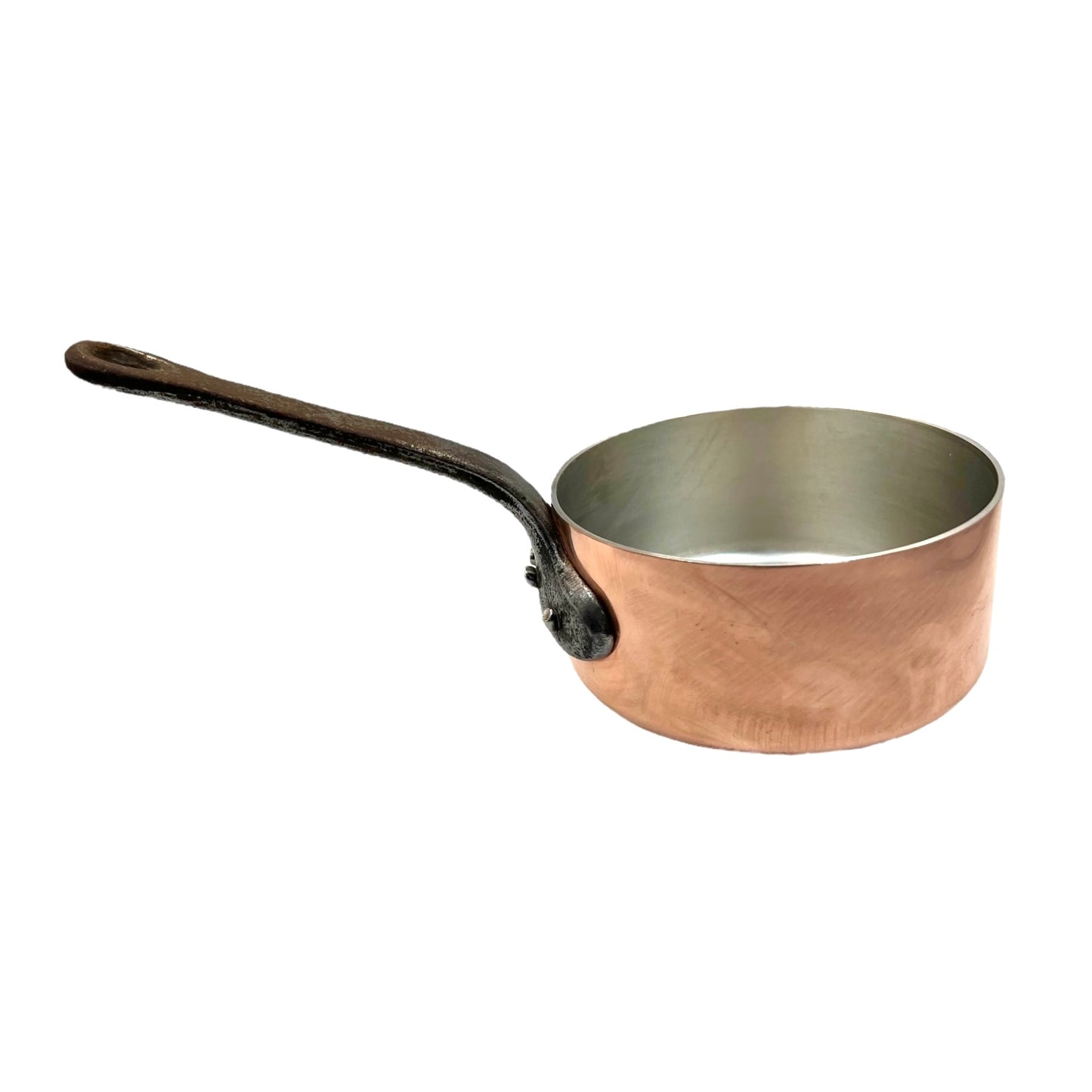 Vintage French Copper Pan with Brand New Tin Lining, 1.5mm Copper Saucepan 