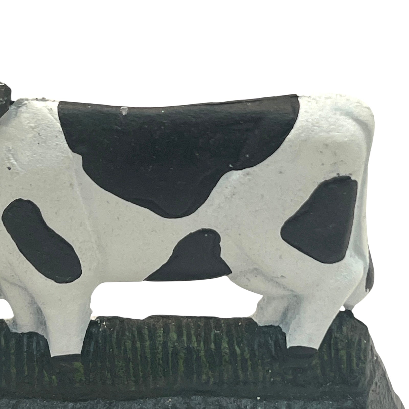 French Cast Iron Cow Door Stop, Farmhouse Chic Doorstop Wedge, Door Stay