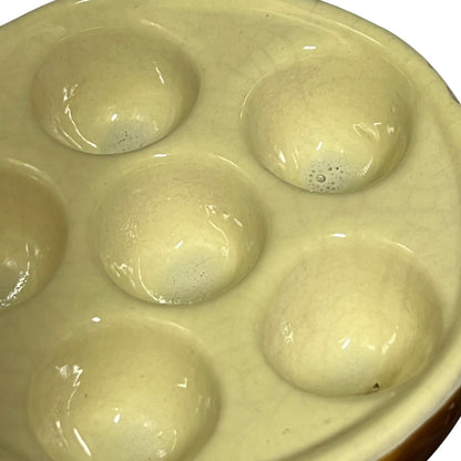 Vintage French Ceramic Escargot Dishes Set of 3 – Snail Serving Pots