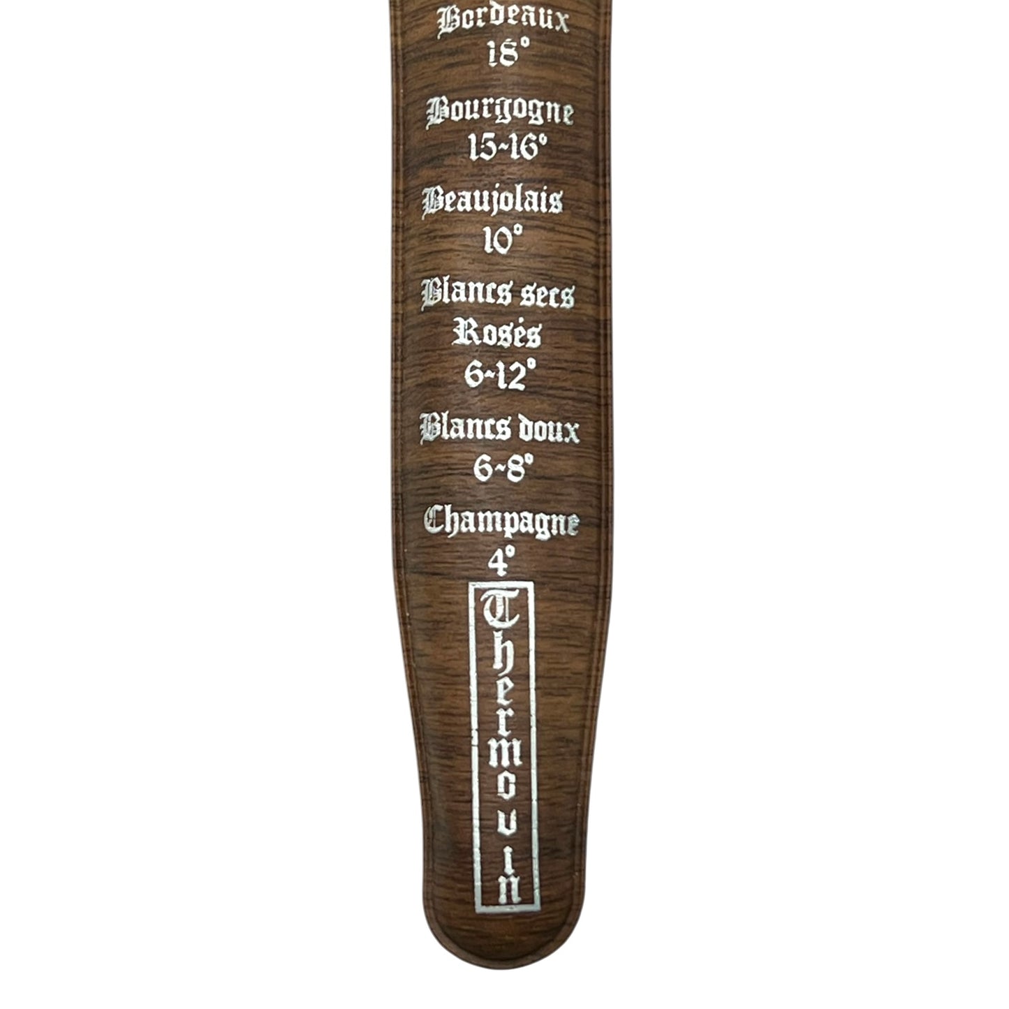 Vintage French Wine Thermometer, Sommelier Gift, Collectible Wine Accessory