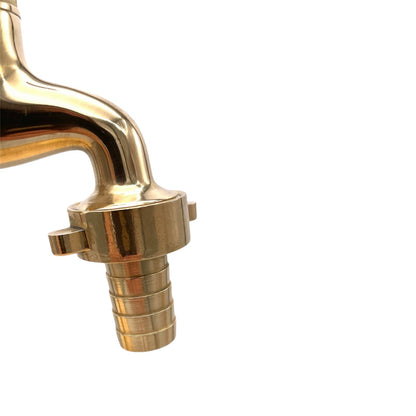 Brass Vintage Style Kitchen or Bathroom Taps, Wall Mounted ideal for Belfast Sink (T2)