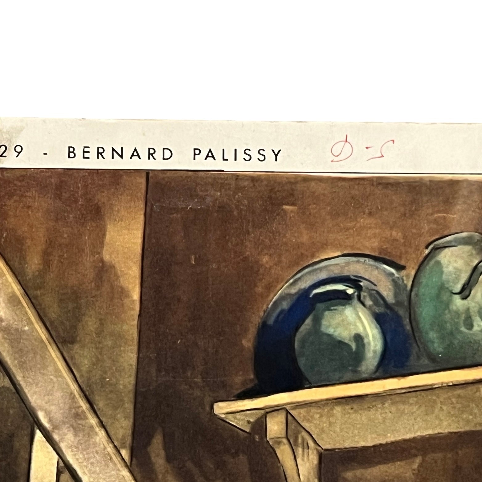 Close up of a French vintage school history poster on a white background