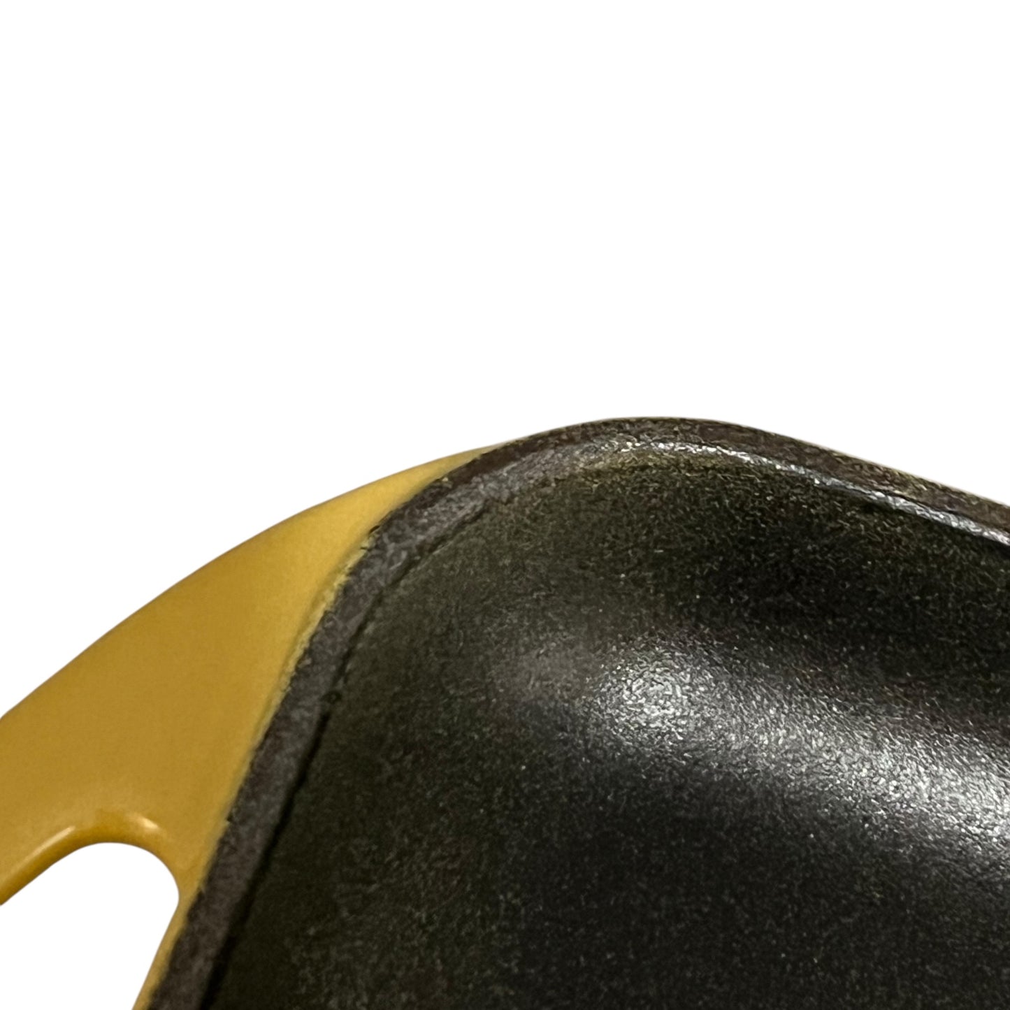 close up of cast iron griddle pan