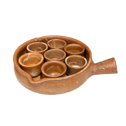 Small French escargots plate
