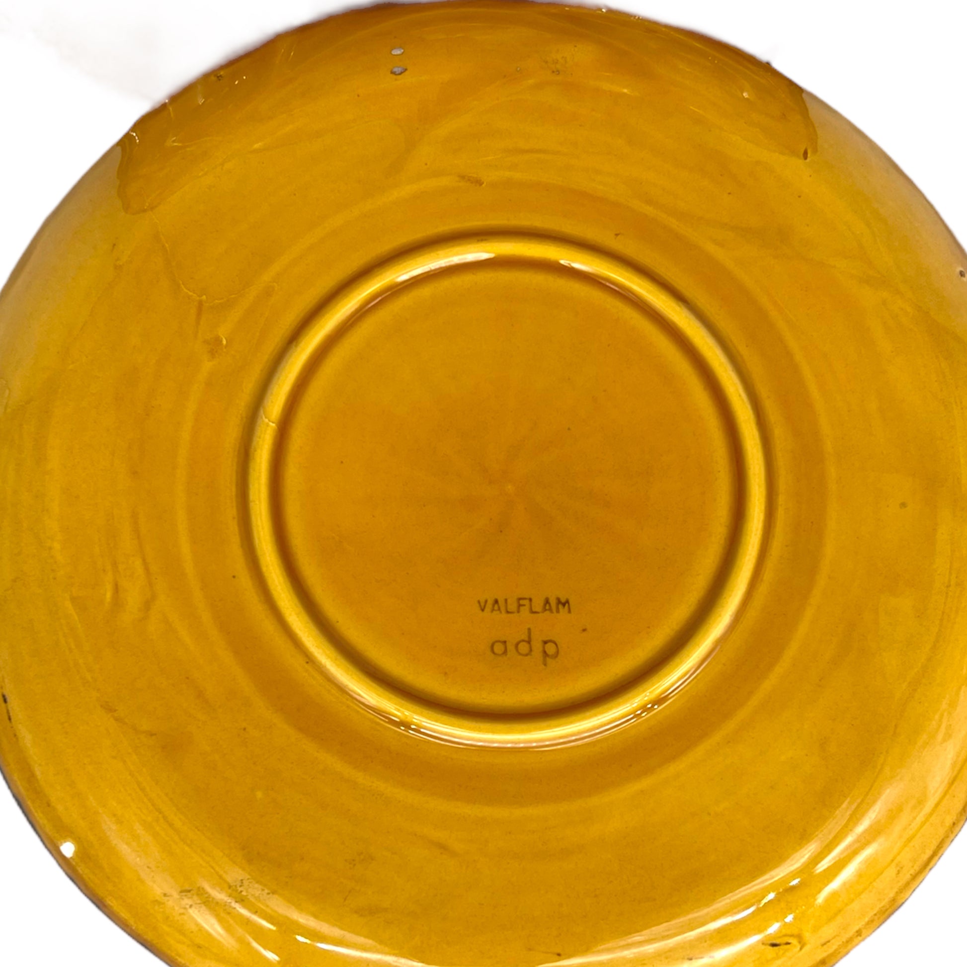 image 9 French glazed fondue plates by Valflam sold by All Things French Store