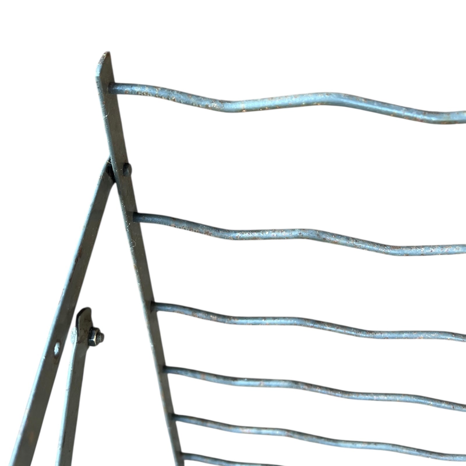 close up detail of bottle rack