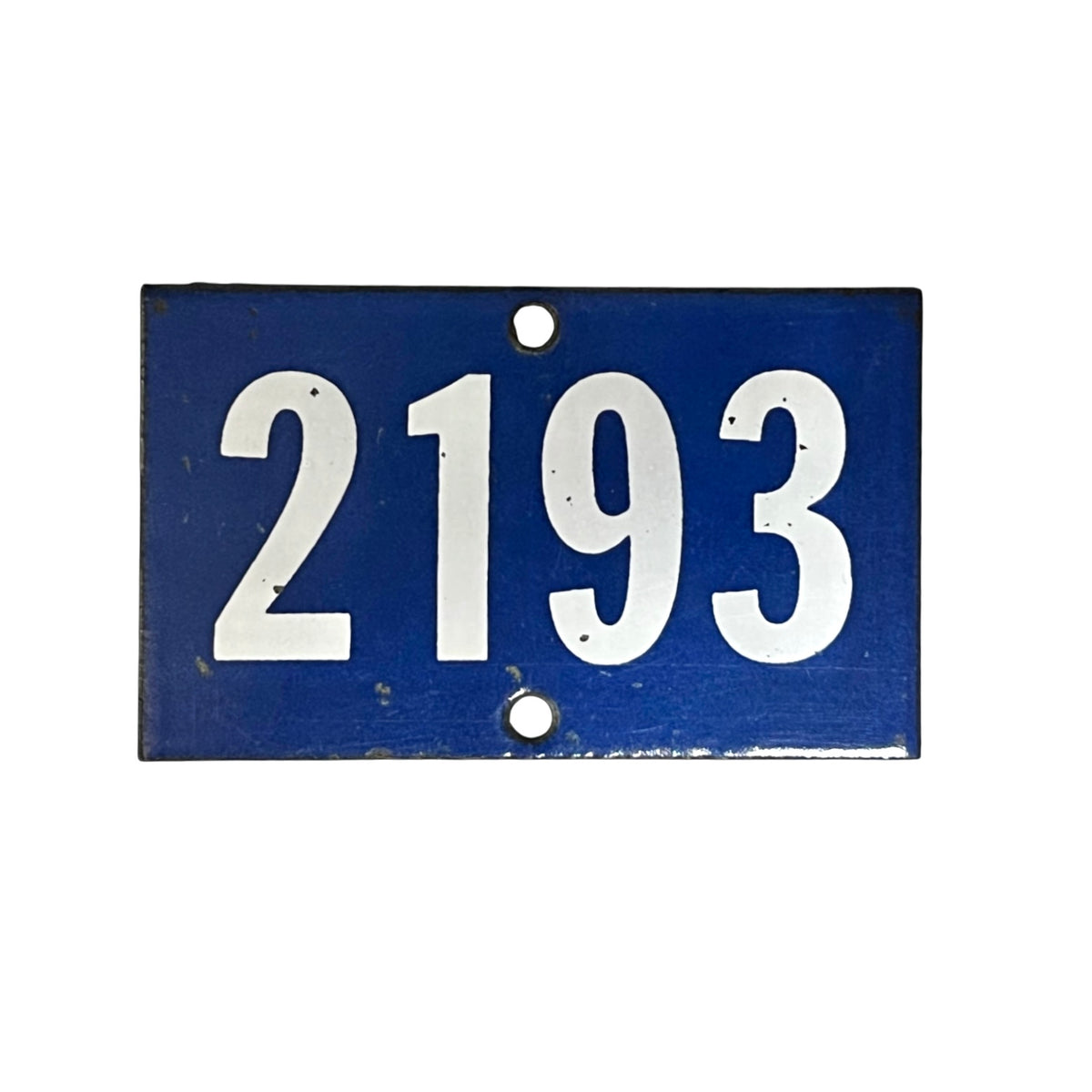 Blue and White House number 2193