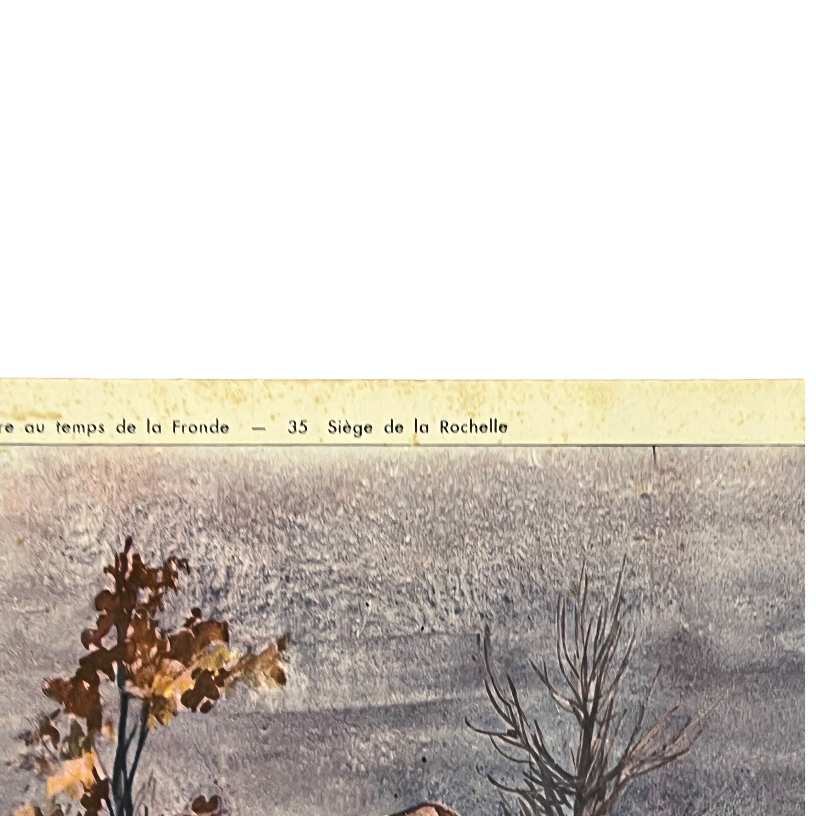 top of French school poster