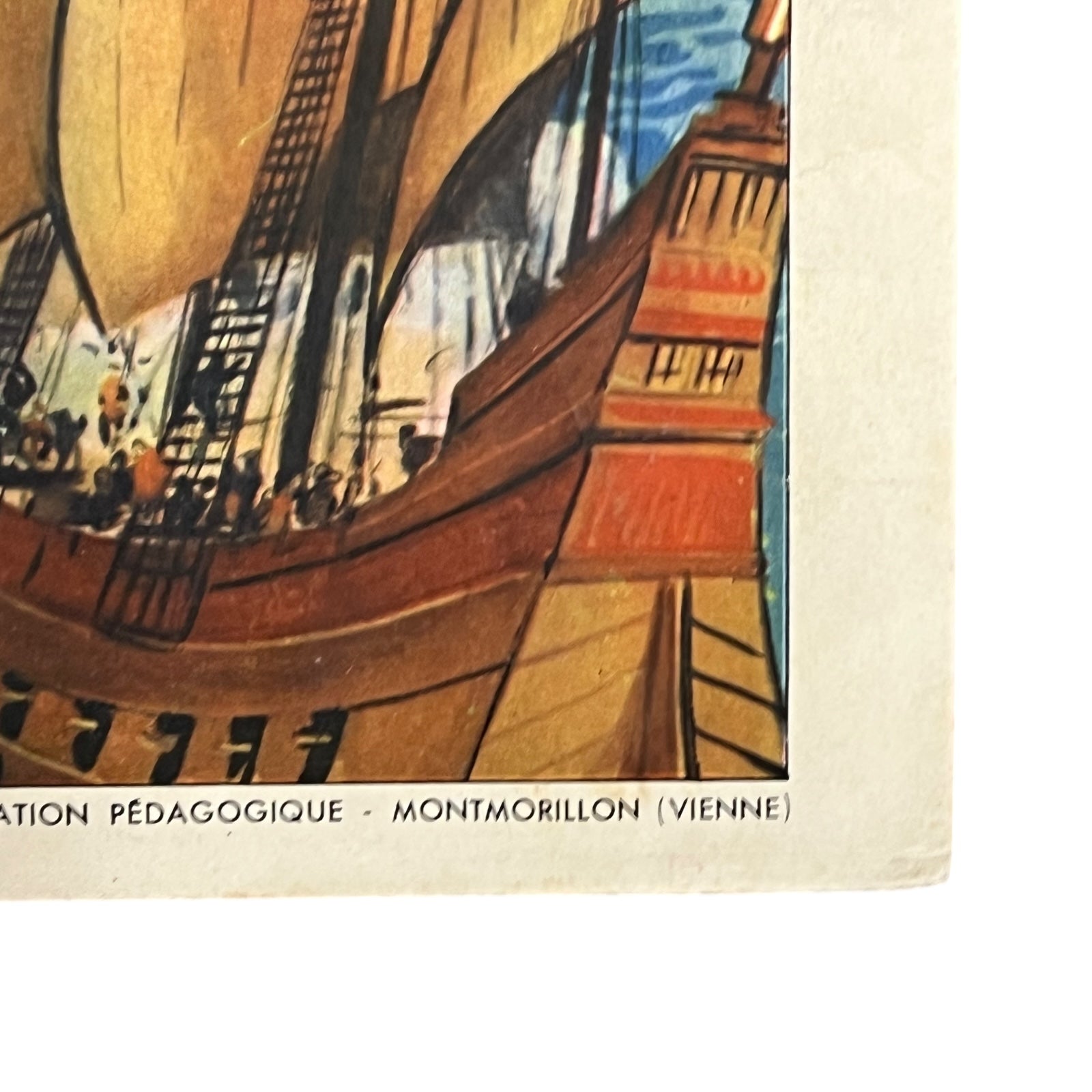 corner of French school poster