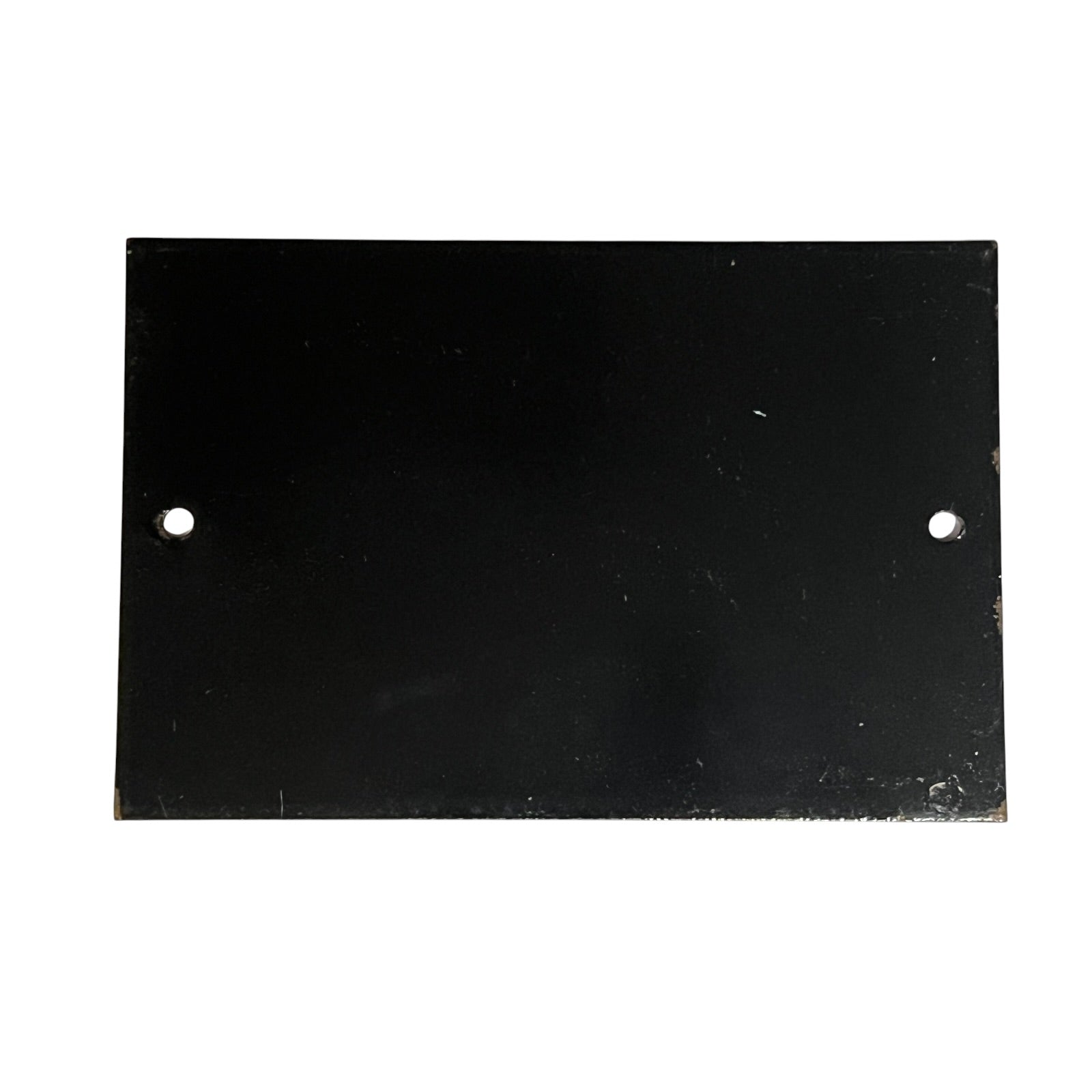 Back of enamel French door number sign 