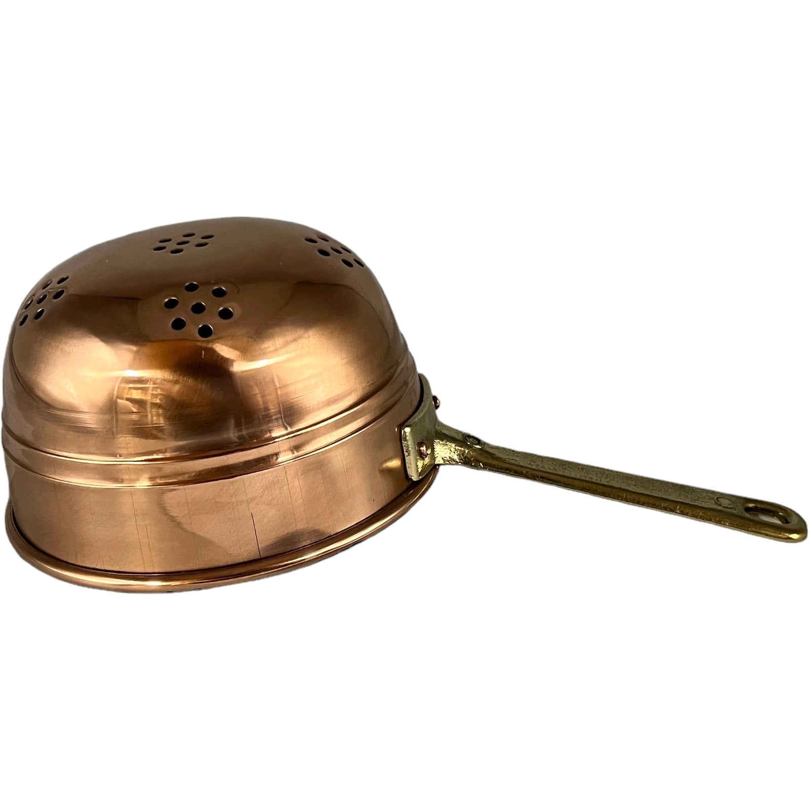 Copper Colander, 12cm French Copper Sieve, Tin Lined Copper Strainer 