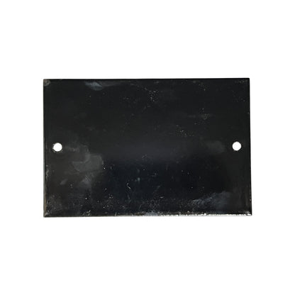 back image of a French vintage blue and white door number 88 on a white background 