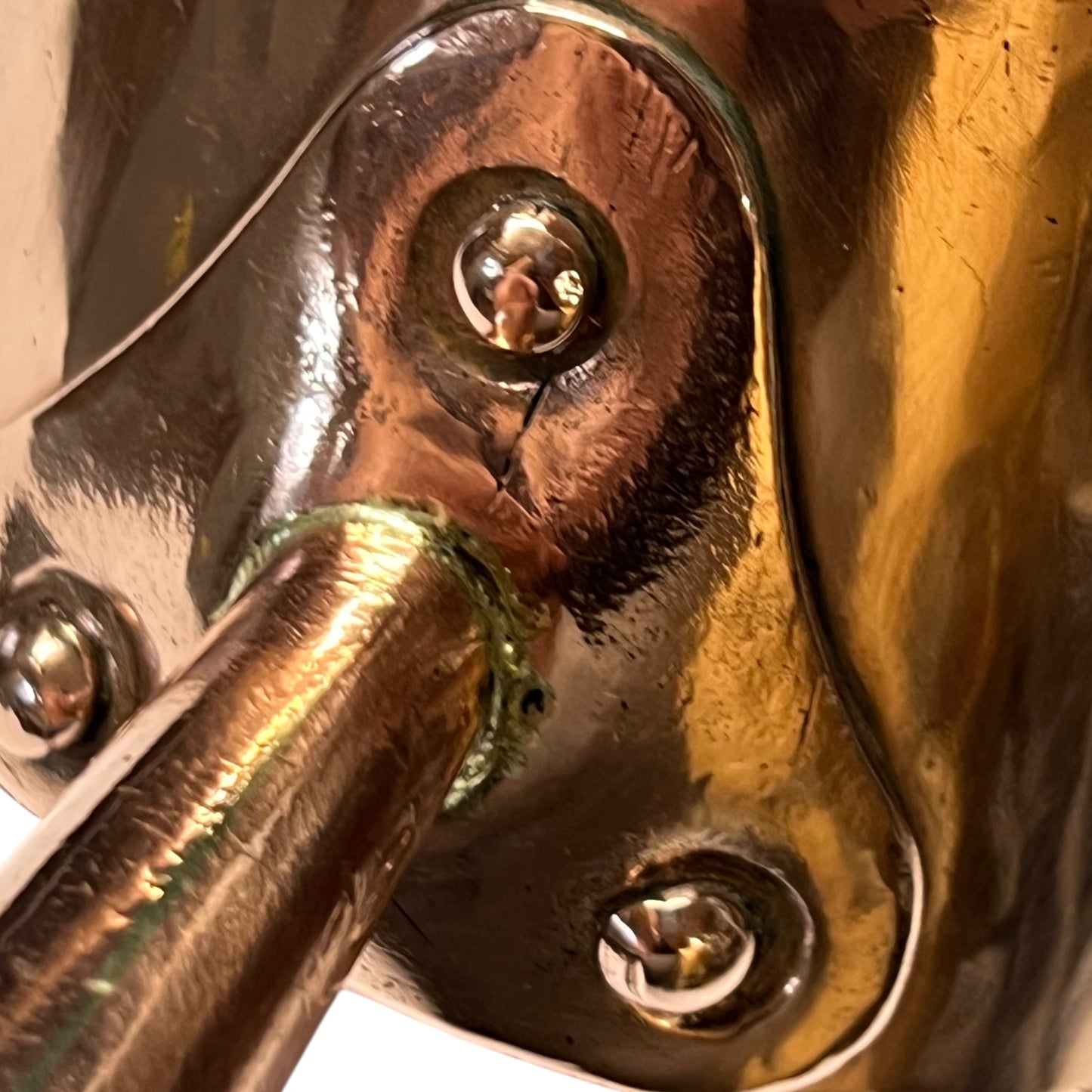 handle bracket of copper sugar pan