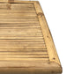 French vintage bamboo coffee table