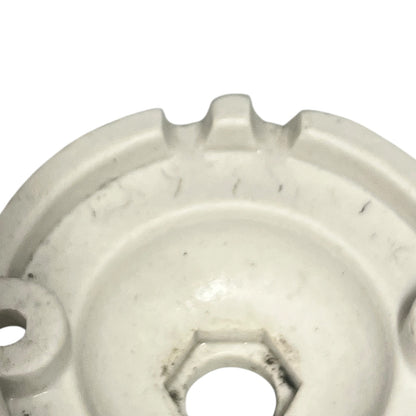 close of ceiling rose underside