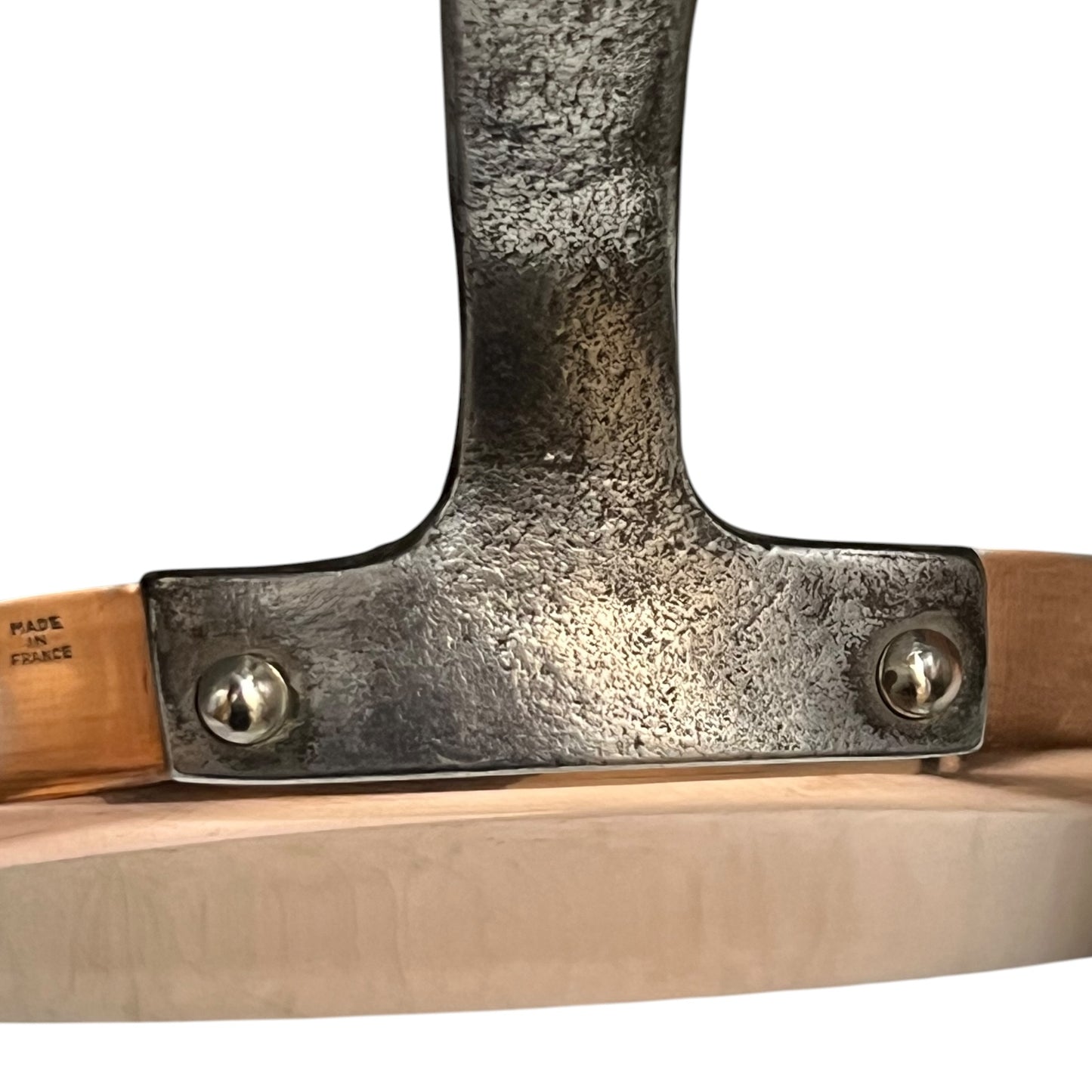 Close-up of a frying pan on a white background