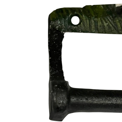 Close-up of a cow-shaped toiler paper roll holder  on a white background