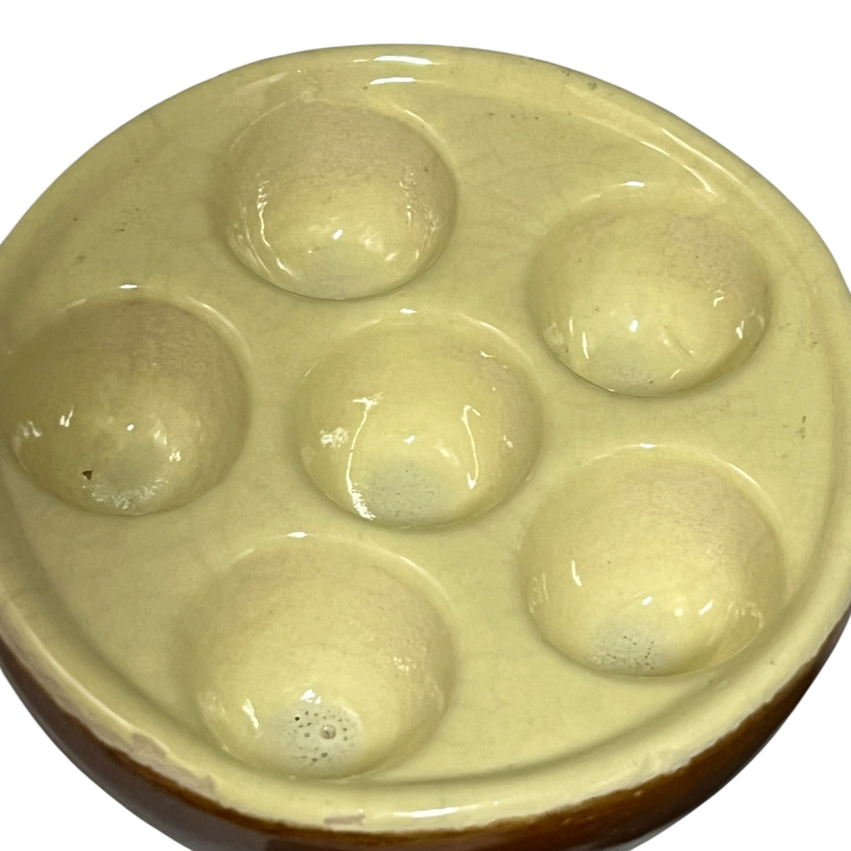 Vintage French Ceramic Escargot Dishes Set of 3 – Snail Serving Pots