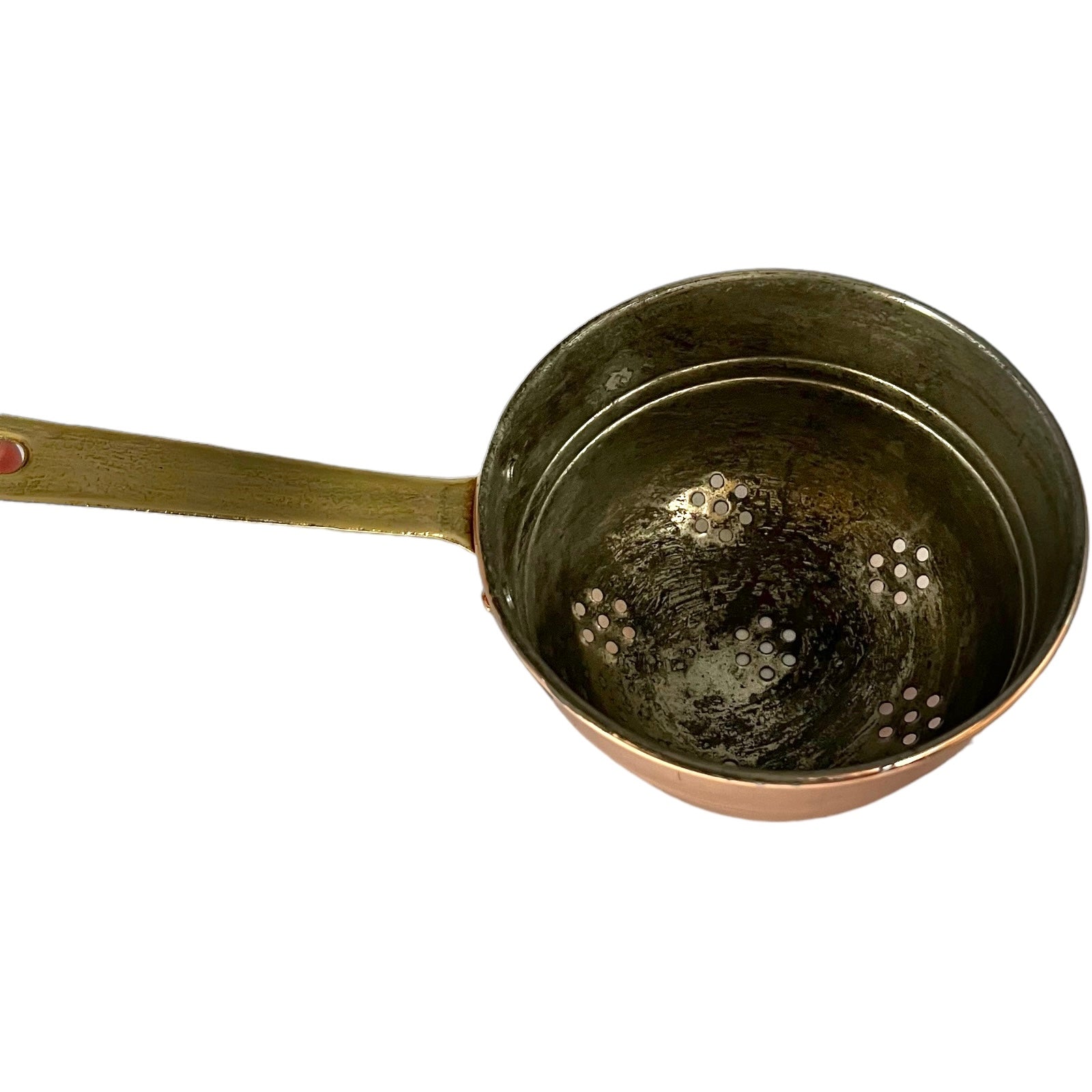 Copper Colander, 12cm French Copper Sieve, Tin Lined Copper Strainer 