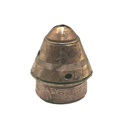 WW1 Brass Artillery Fuse - great as a Paperweight, Battlefield Find