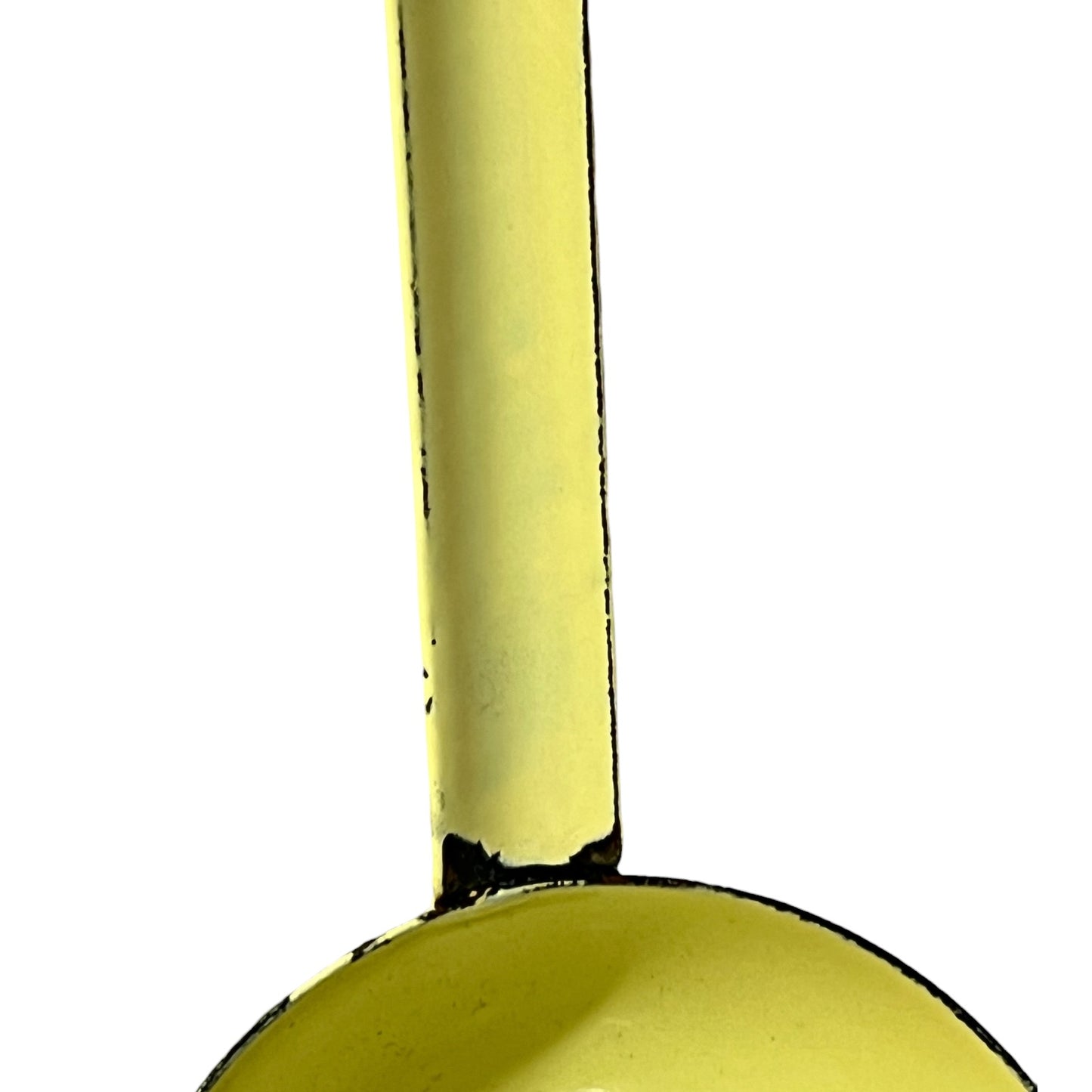 Vintage French Yellow Enamel Ladle & Skimmer Set – Kitchen Utensils